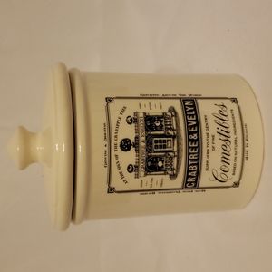 Crabtree & Evelyn lidded canister